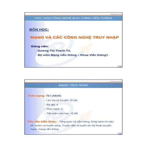 Mang va cac cong nghe truy nhap