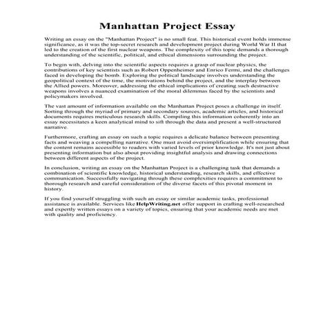 Manhattan Project Essay.pdf