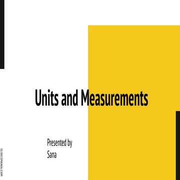 units and measurement · SlidesMania.pdf