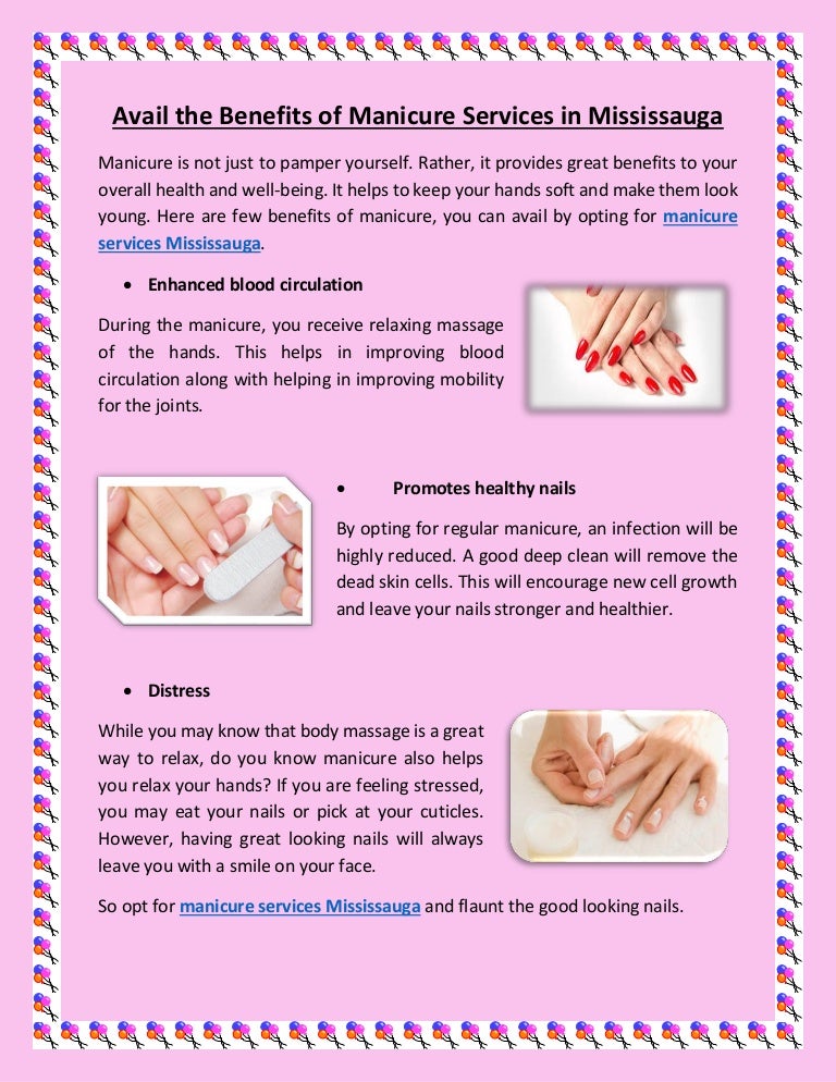 Avail the Benefits of Manicure Services in Mississauga