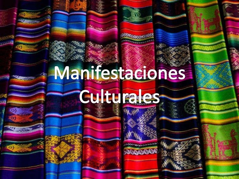Manifestaciones culturales
