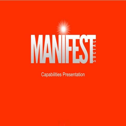 Manifest Social Capabilities Deck