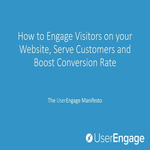 How to Engage Visitors on your Website, Serve Customers and Boost Conversion ...