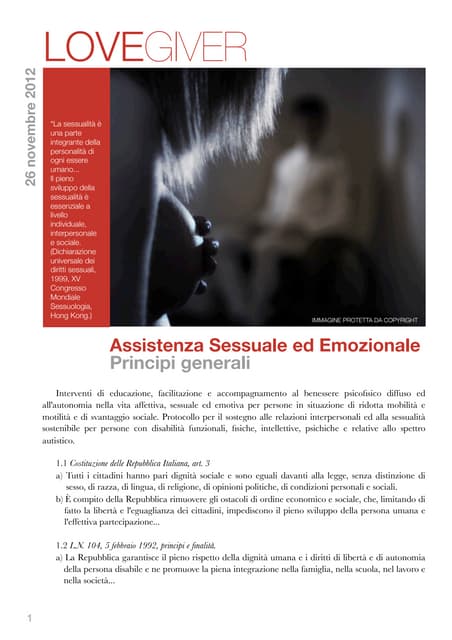 Manifesto Assistenza Sessuale