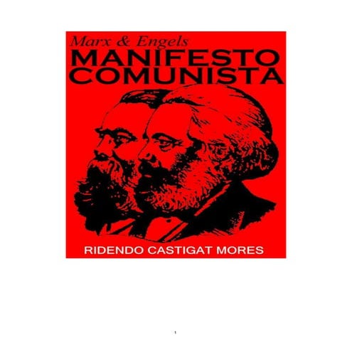 Manifesto Comunista - Karl Marx e Friedrich Engels