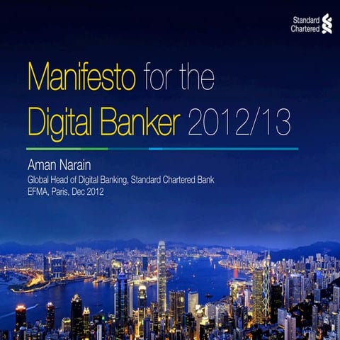 Manifesto for the Digital Banker