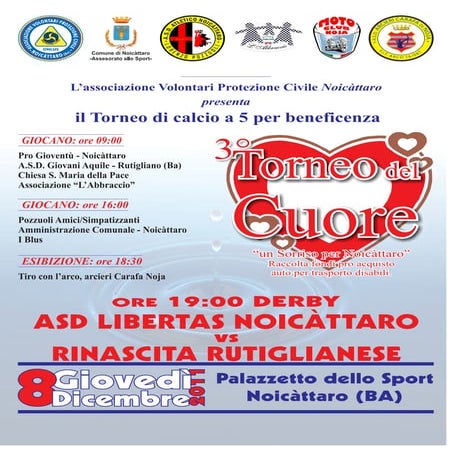 Manifesto torneo del cuore mod