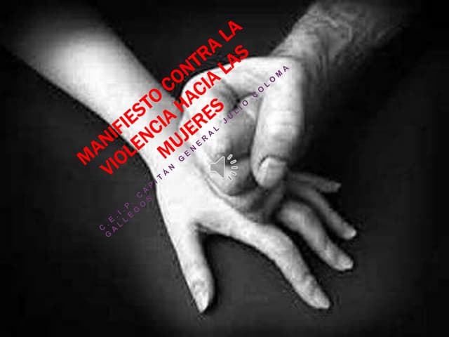 Manifiesto contra la violencia de género