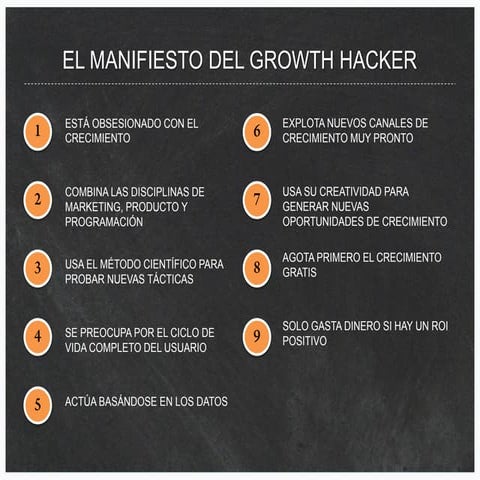 Manifiesto del growth hacker