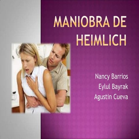 Maniobra de heimlich