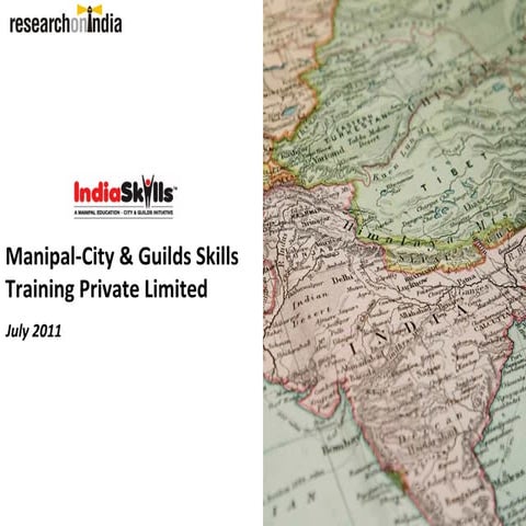 Manipal City & Guilds Skills Training Pvt. Ltd. - Company Profile | PDF