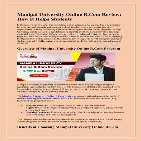 Manipal University Online Bcom review.pdf