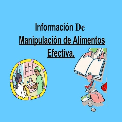 Manipulacion alimento Salud Publica