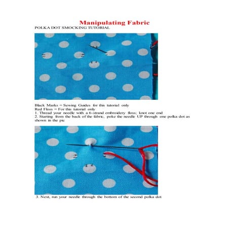 Manipulating fabric - The Art of Manipulating Fabric