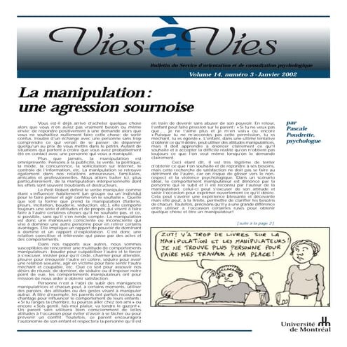 Manipulation | PDF