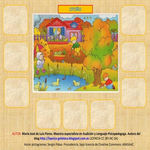 Manipulativo estaciones del año