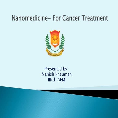 NANOMEDICINE FOR CANCER TREATMENT