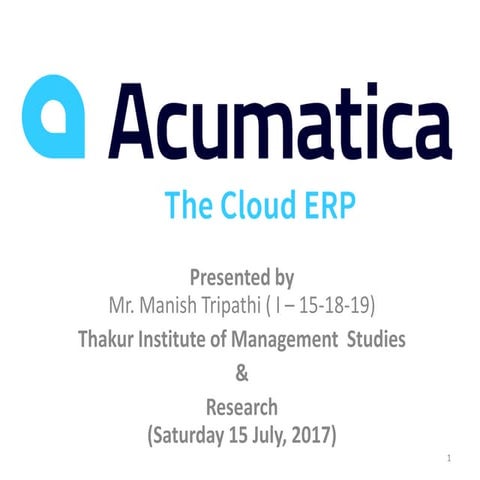 Manish tripathi-erp-acumatica