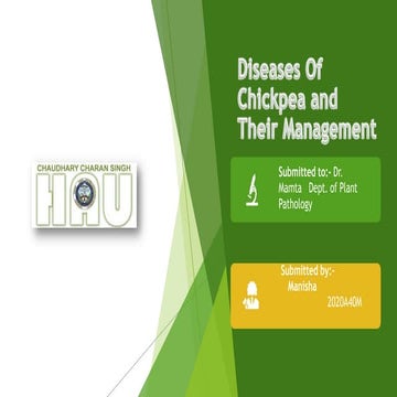  Chickpea diseases by Manisha Yadav 