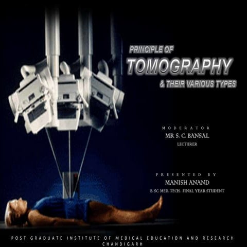 tomography tomography - Presentation Transcript     1. PRINCIPLE OFTOMOGRAPHY...