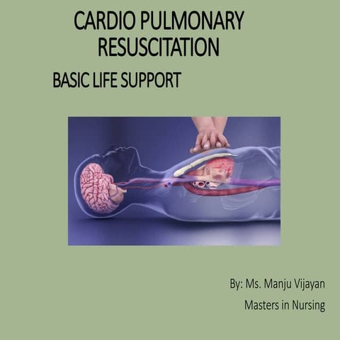 Cardiopulmonary resuscitation(cpr) | PPTX
