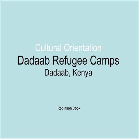 Dadaab Cultural Orientation Mankato MN - What Do Refugees Know About The U.S....