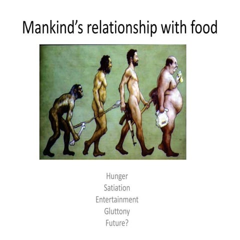 Mankind's relationship with food