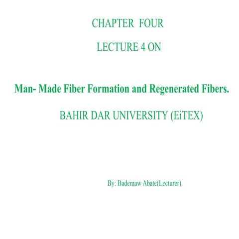 Man made fiber spinnning technology and commonly used man made fiber producti...