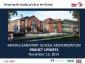 Mann Elementary School Community Me...