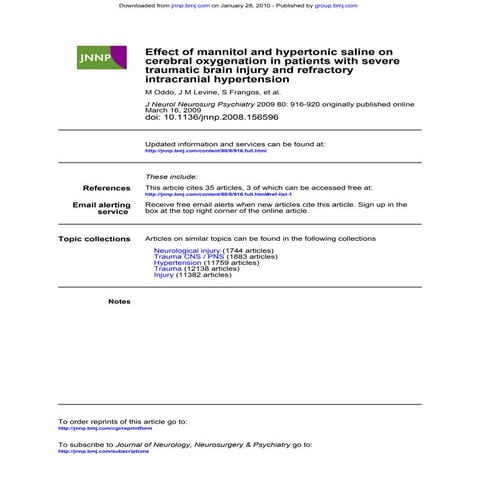 Mannitol Vs Hypertonic Saline