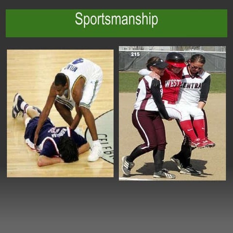 Manny's sportsmanship 