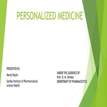 personalized medicine