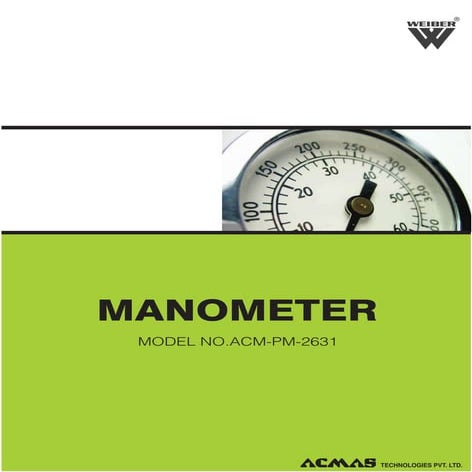 Manometer by ACMAS Technologies Pvt Ltd.