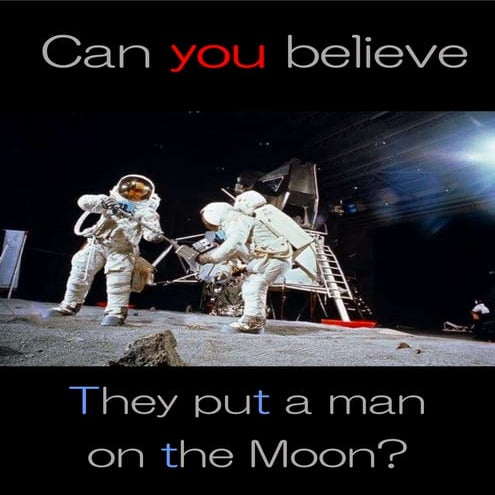 Can YOU believe - they put a man on the Moon? Free book: 2019