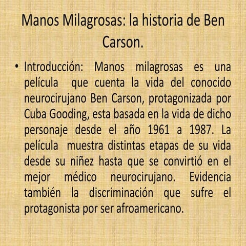 Manos Milagrosas