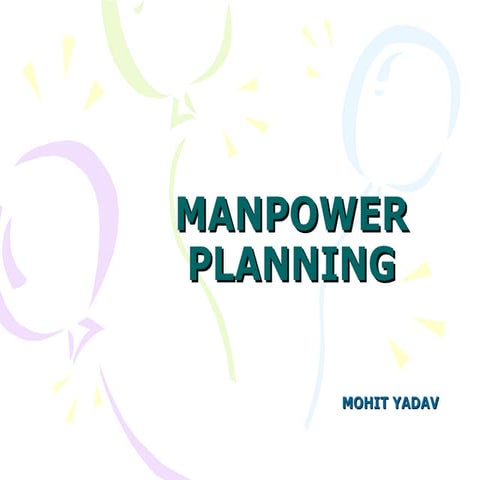 Manpower Planning