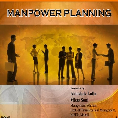 Man power planning
