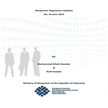 Manpower regulation updates