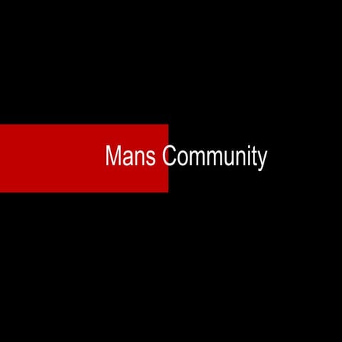 Man's community(Man's)