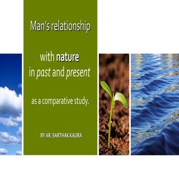 Man’s relationship with nature