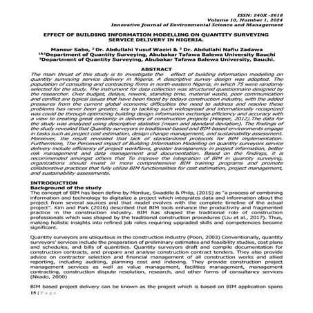 Building Information Modeling in Quantity Surveying (1).pptx