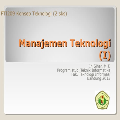 Manajemen Teknologi-1