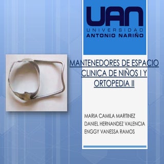 Mantenedores de espacio