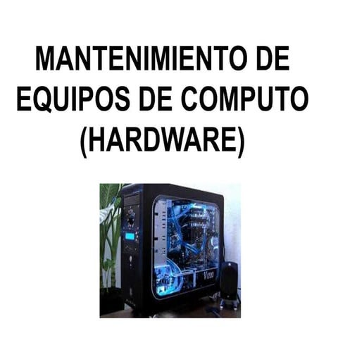 Tipos de Mantenimiento y sus Pasos