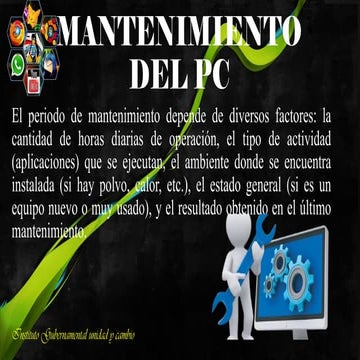 Mantenimiento del pc