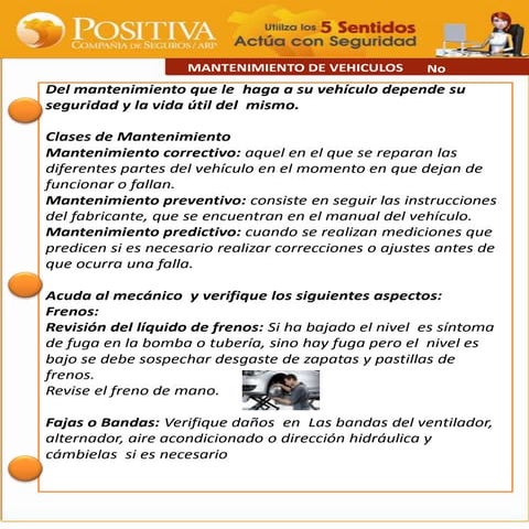 Mantenimiento del vehiculo