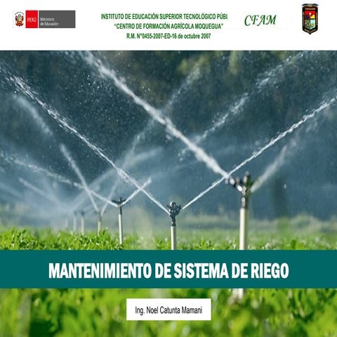 Mantenimiento de sistema de riego....pptx
