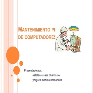 Mantenimiento preventivo de computa...