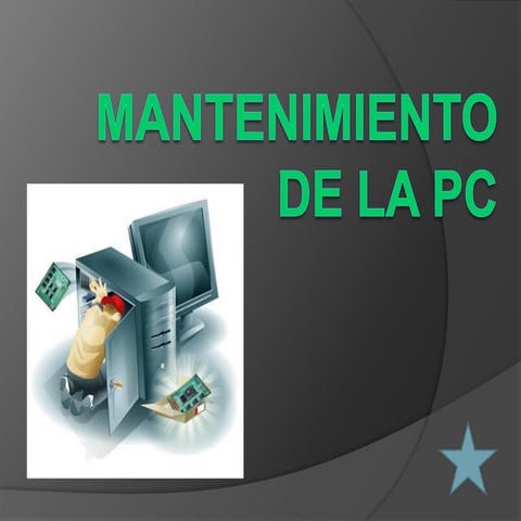 ARQUITECTURA Y MANTENIMIENTO