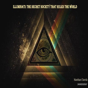 Illuminati:- Secrets of World Power.pptx